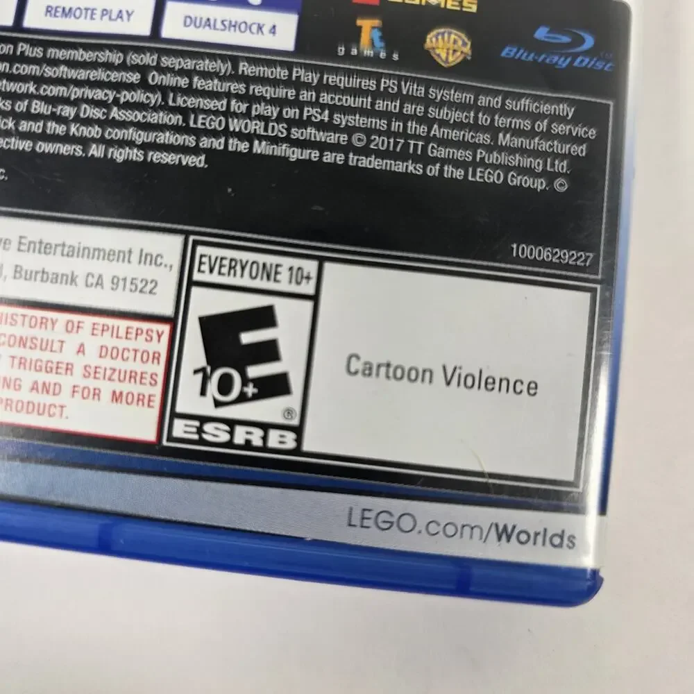 LEGO Worlds (Sony PlayStation 4, 2017) CIB Complete In Box